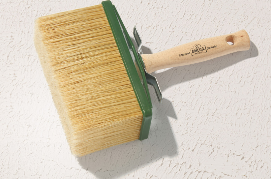 Omega : Block paint brush : Synthetic/Hog Mix : Series 96/M : 7x17 cm