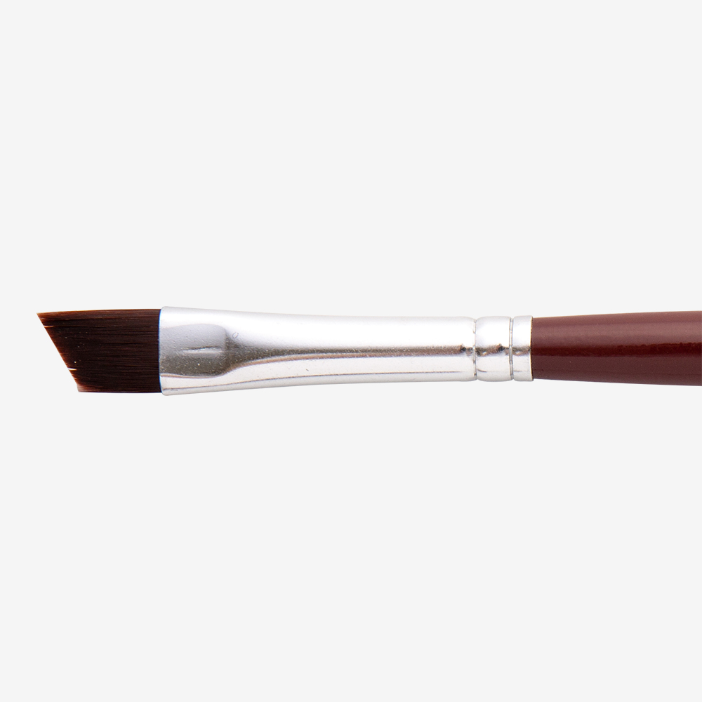 Handover : Synthetic Artist Brush Angled Bristles : Student Quality : 3/8 in