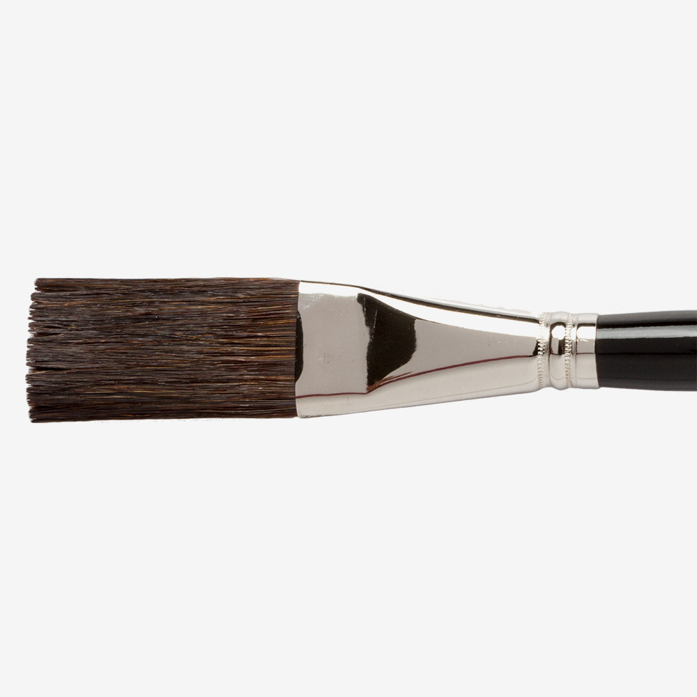 Handover : Brown Ox Hair Mix One Stroke Lettering Brush : 7/8 in