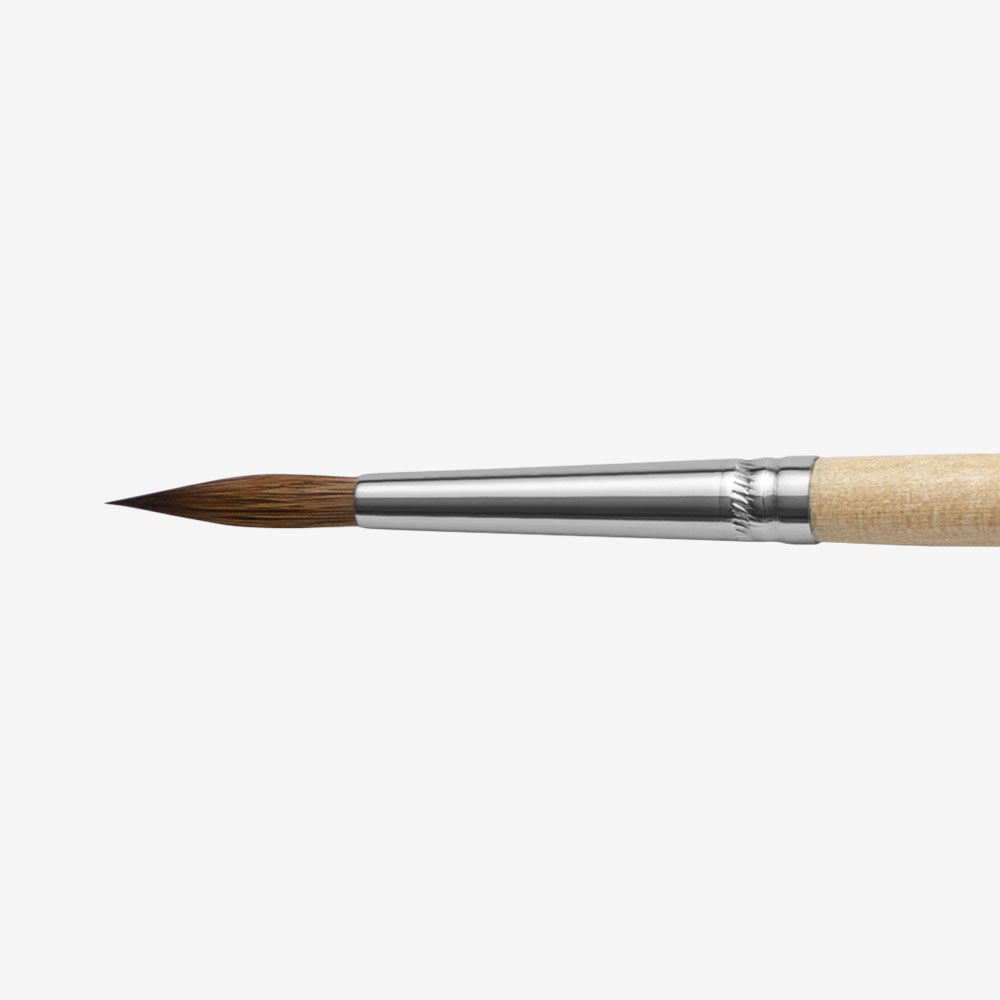 Handover : Pure Sable Pointed Oil Colour Brush Long Handle : # 6