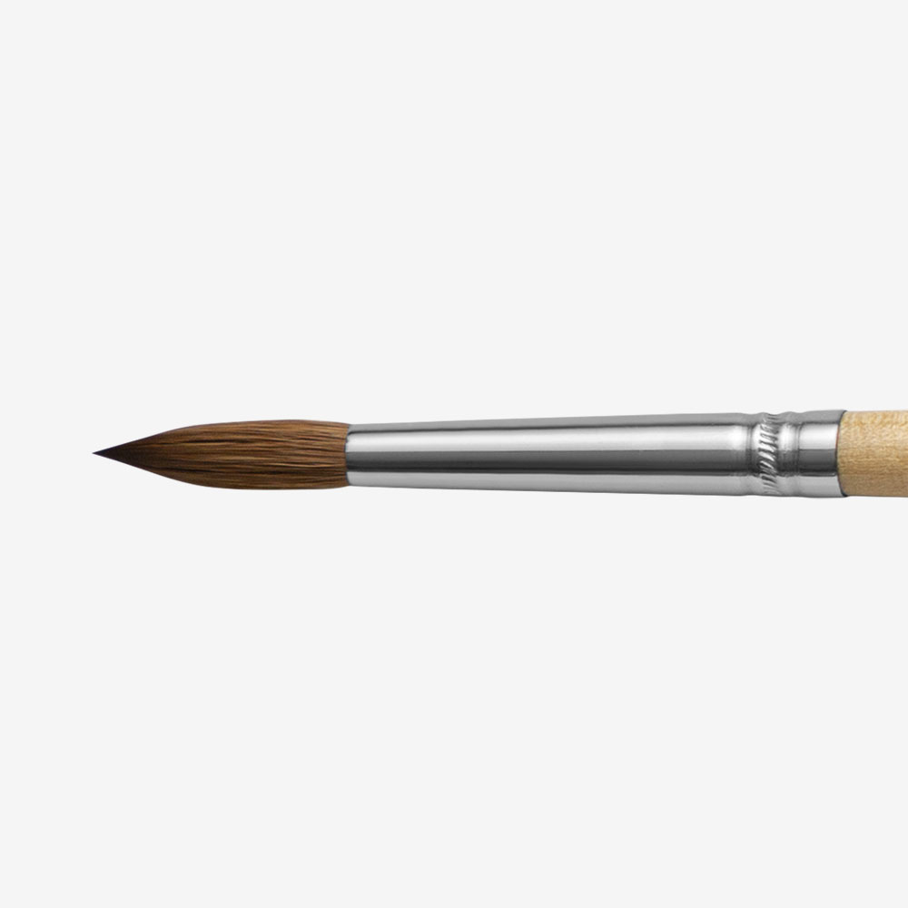Handover : Pure Sable Pointed Oil Colour Brush Long Handle : # 8