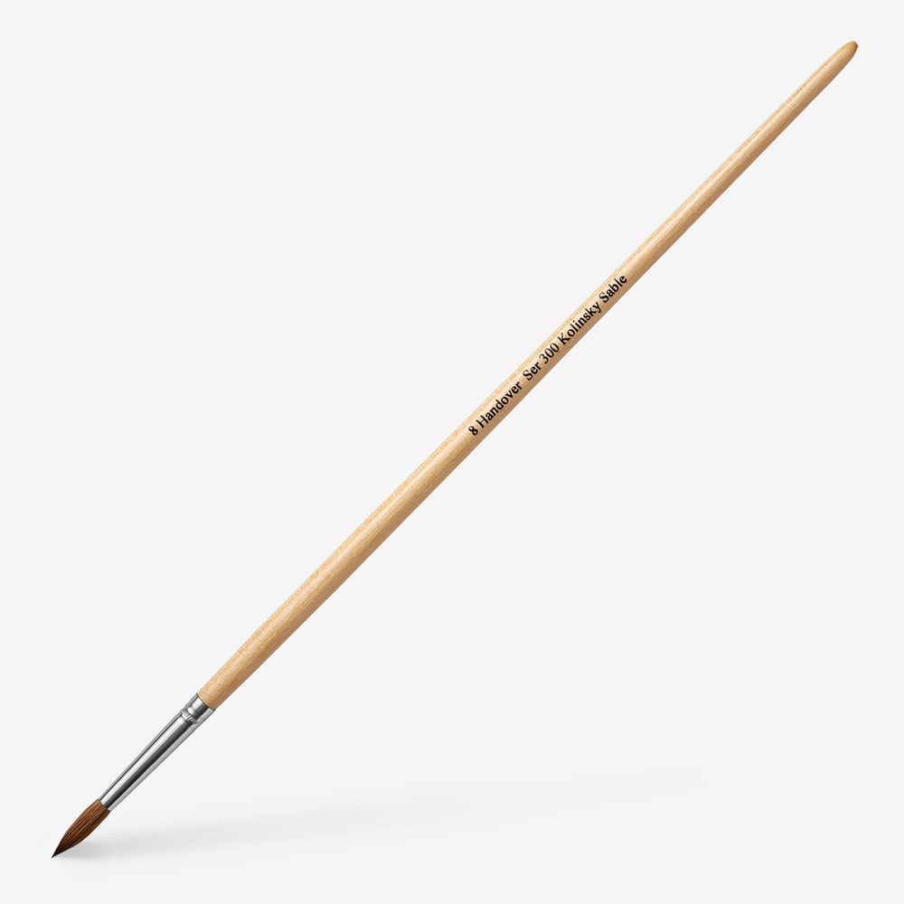 Handover : Pure Sable Pointed Oil Colour Brush Long Handle : # 8