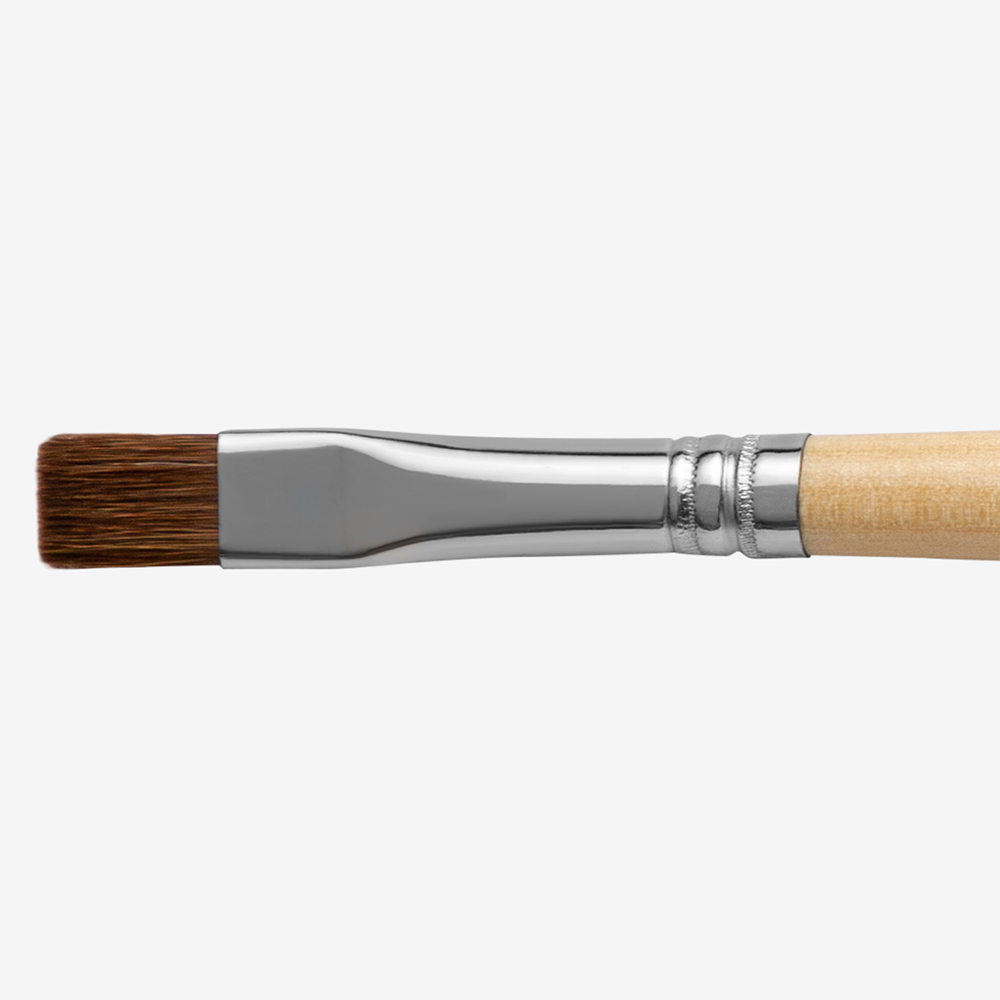 HANDOVER : PURE SABLE OIL COLOUR BRUSHES : LONG HANDLED : BRIGHT SERIES 305