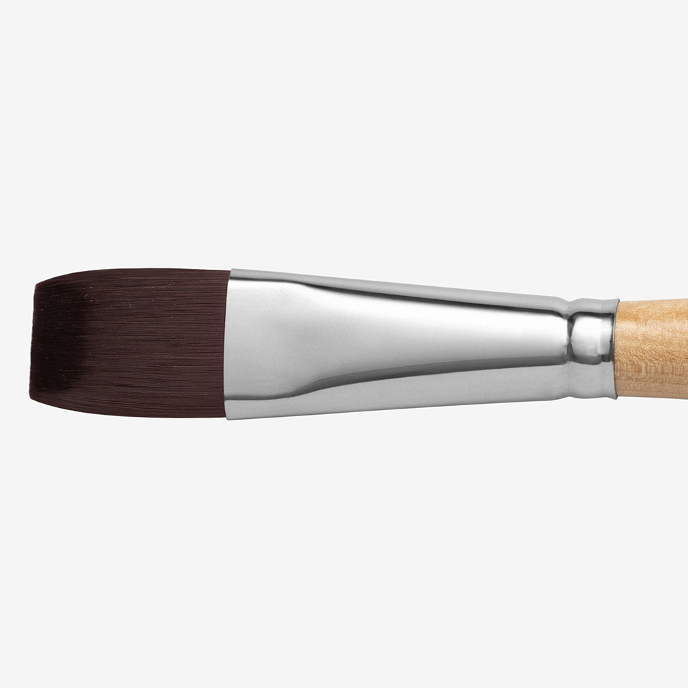 Handover : Red/Brown Teijin Synthetic Bristle Hair Brush : Bright # 12