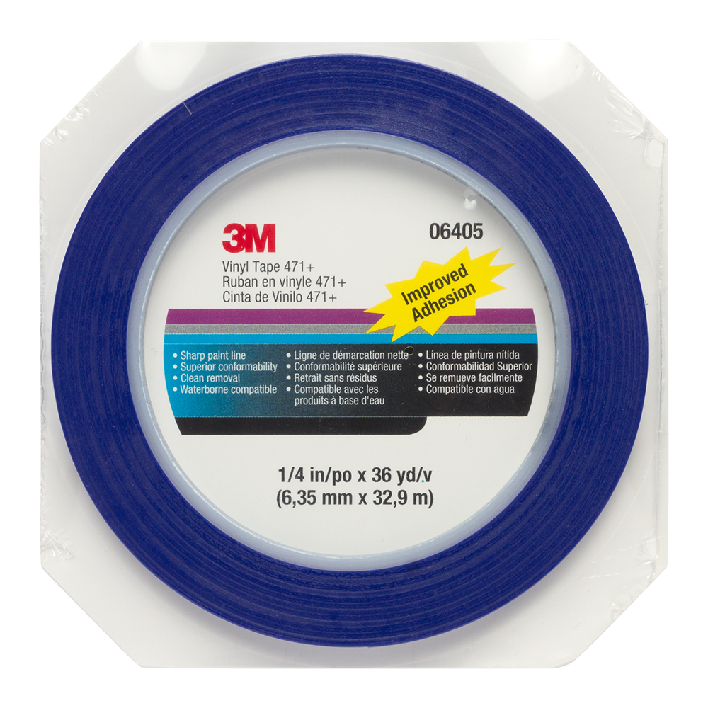 3M : Blue Fine Line Pinstriping Tape : 6 mm
