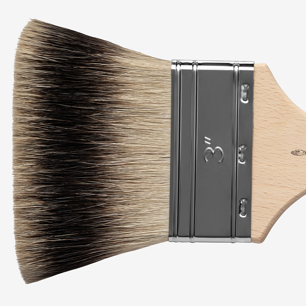 Handover : Badger Hair Thin Flat Brush