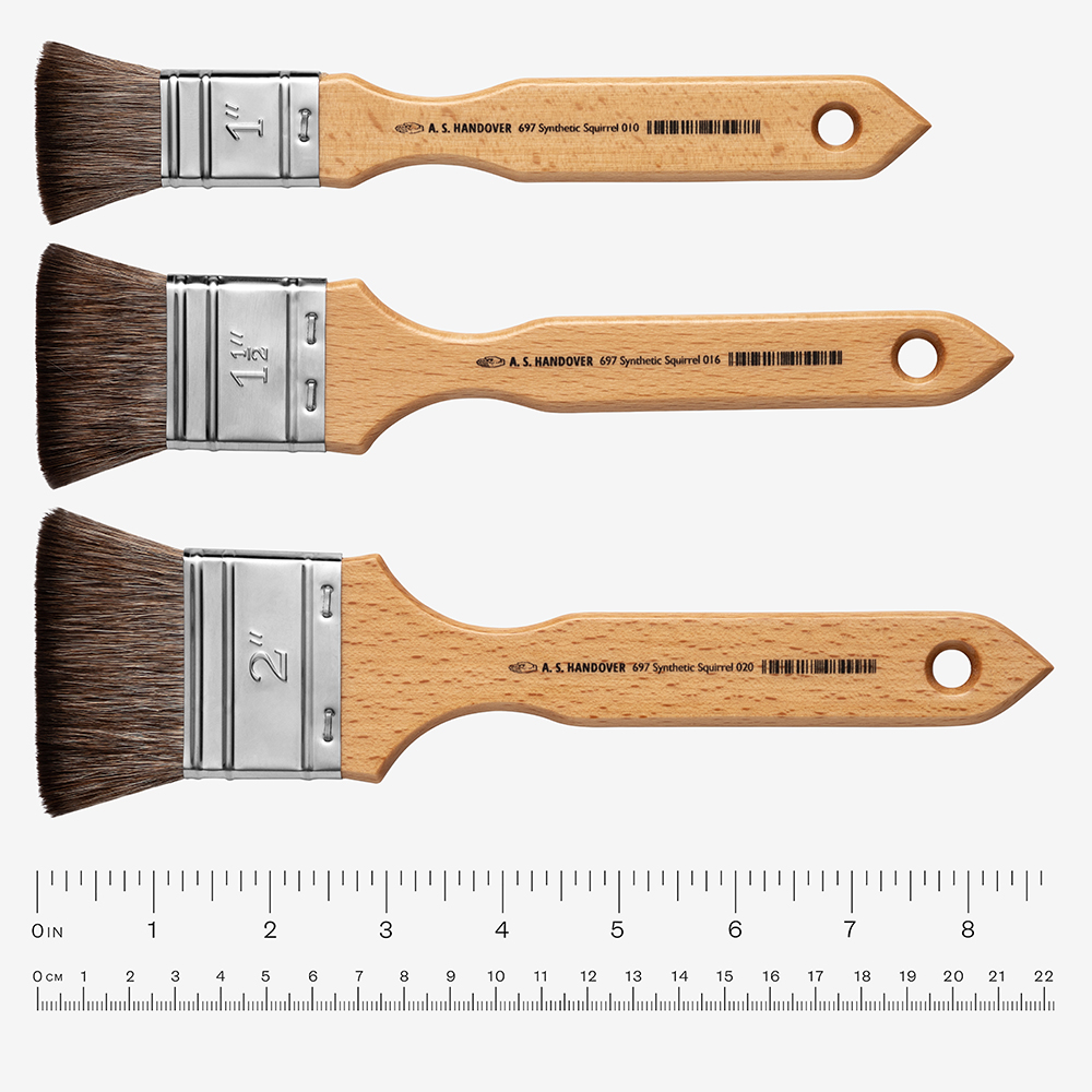 Handover : Synthetic Squirrel Flat Brush
