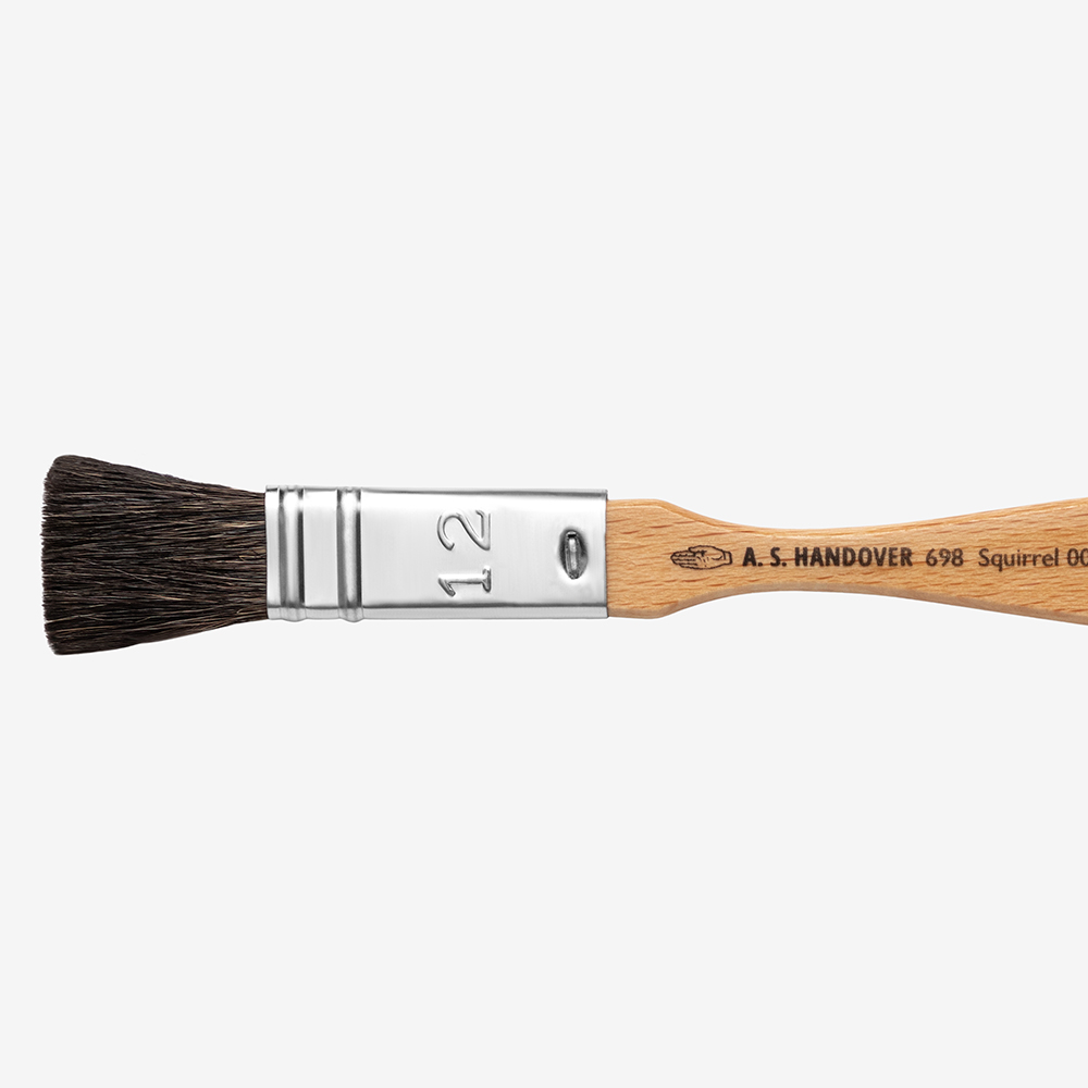 Handover : Squirrel Hair Flat Lacquer Brush : 1/2 in