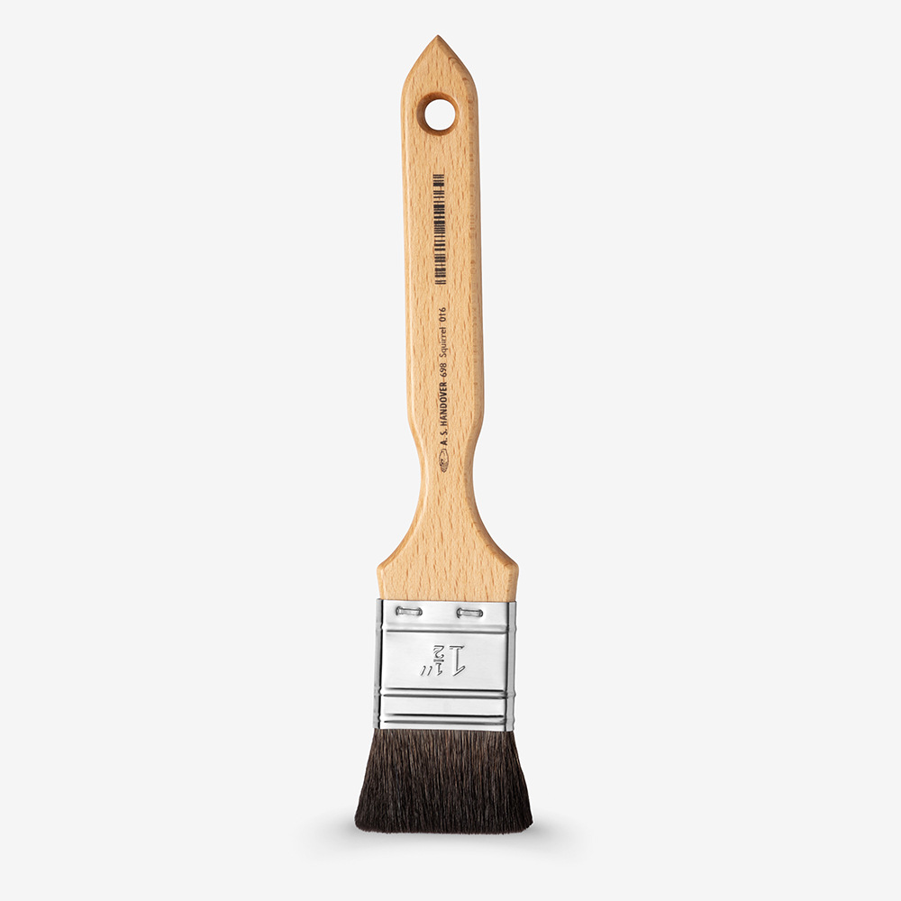Handover : Squirrel Hair Flat Lacquer Brush : 1.5 in