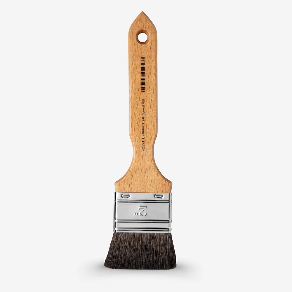 Handover : Squirrel Hair Flat Lacquer Brush : 2 in