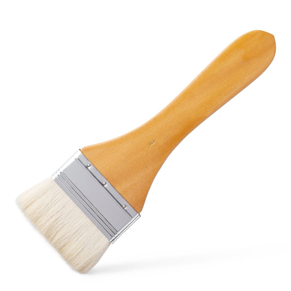 Handover :Soft White Hair Lacquer Brush in Ferrule : 80mm