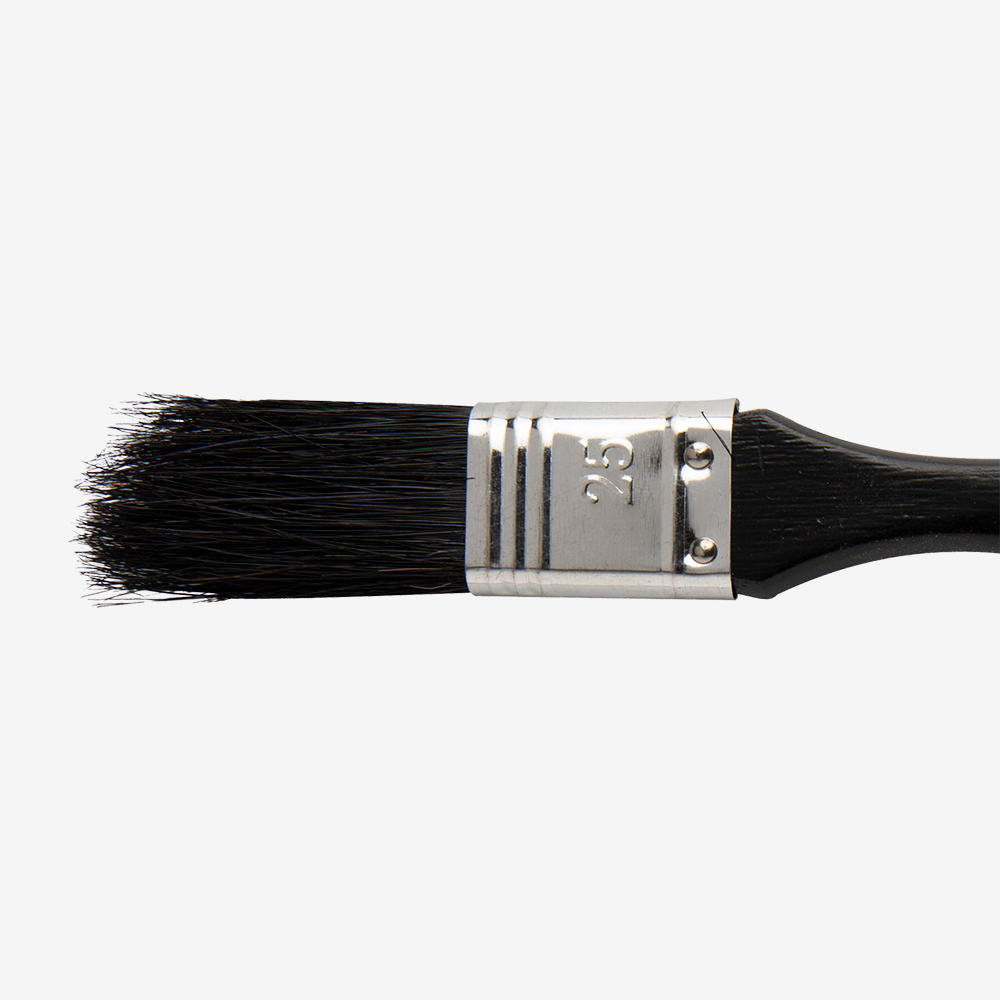 RTF Granville : Economy Black Bristle Brush : 1 in