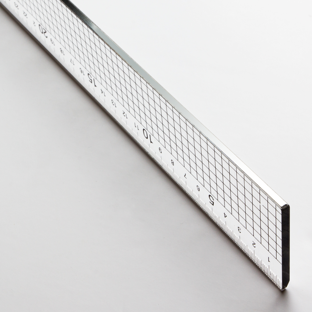 Jakar : Acrylic Ruler With Stainless Steel Edge : 30cm