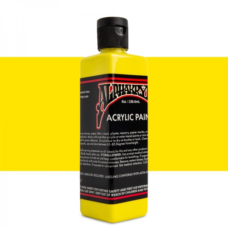 Alphakrylik : Signwriting Acrylic: Bright Yellow : 236ml