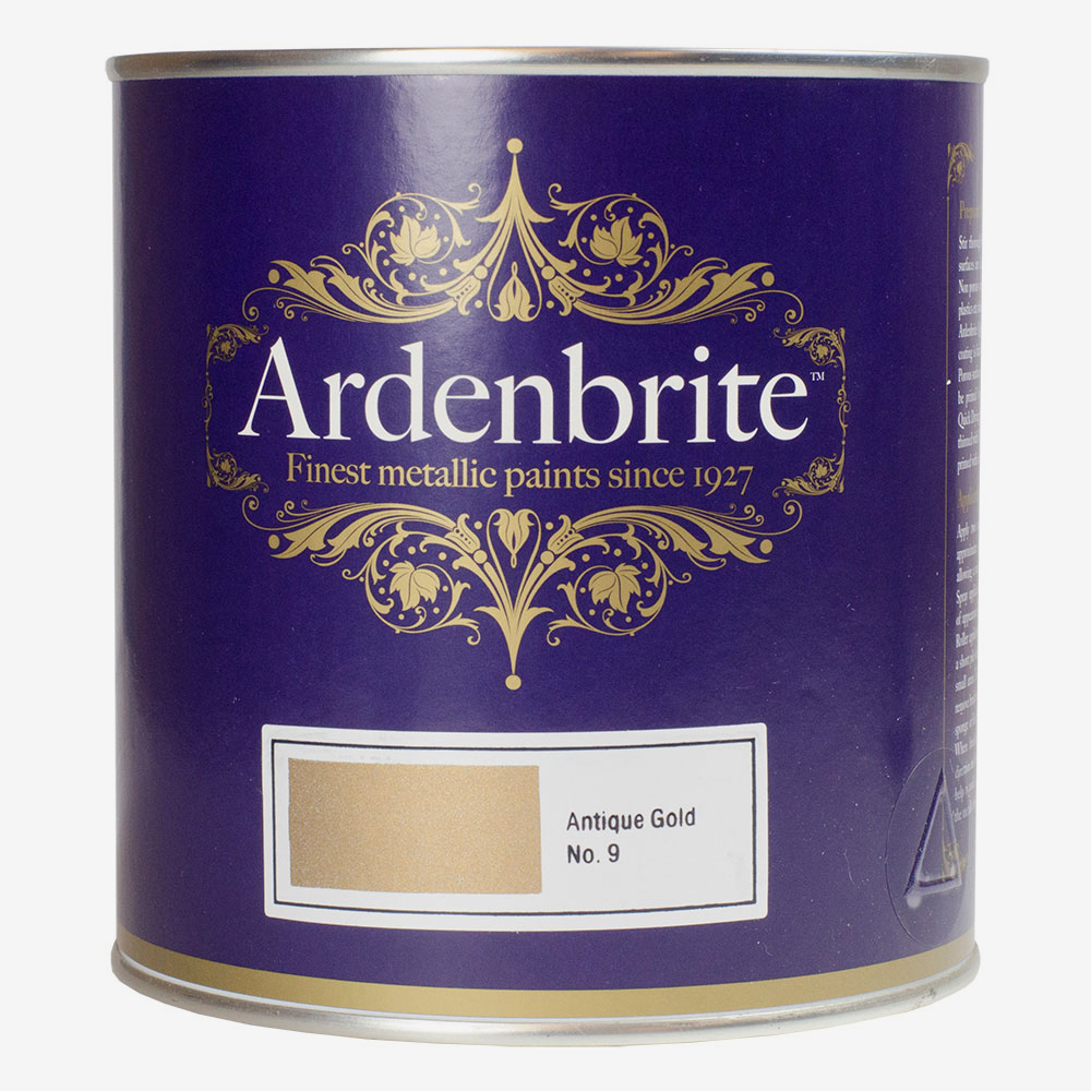 Ardenbrite : Metallic Paint : 1 litre : Antique Gold