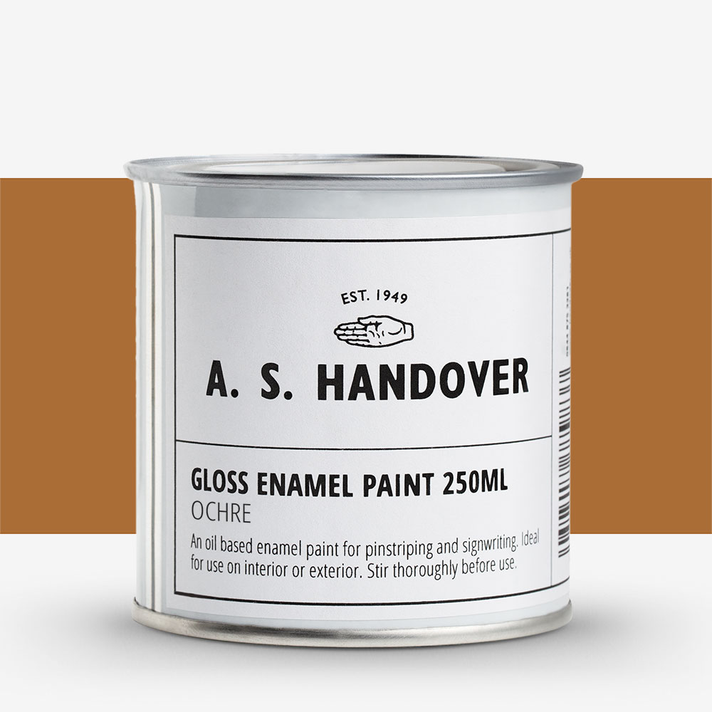 Handover : Signwriting & Pinstriping Enamel: Ochre : 250ml: Gloss : By Road Parcel Only