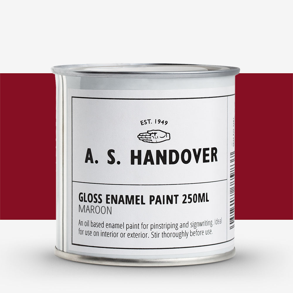 Handover : Signwriting & Pinstriping Enamel: Maroon : 250ml: Gloss : By Road Parcel Only
