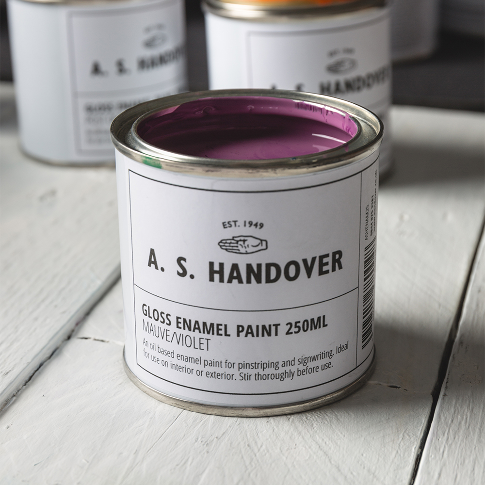Handover : Signwriting & Pinstriping Enamel: Mauve/Violet : 250ml: Gloss : By Road Parcel Only