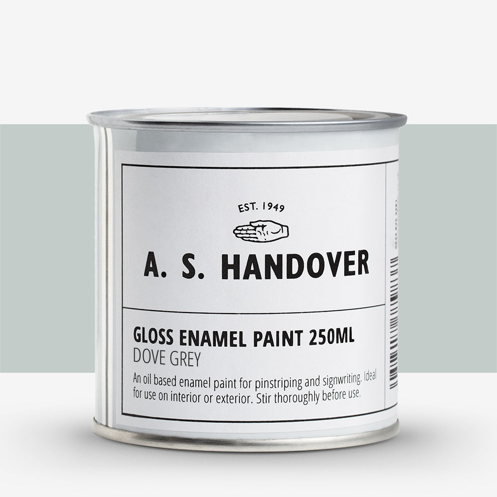 Handover : Signwriting & Pinstriping Enamel: Dove Grey : 250ml: Gloss : By Road Parcel Only