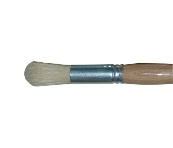 Handover  :  Scenic  Fitch  Round  Brush  No.16  :  22mm  Wide  :  Varnished  Handle