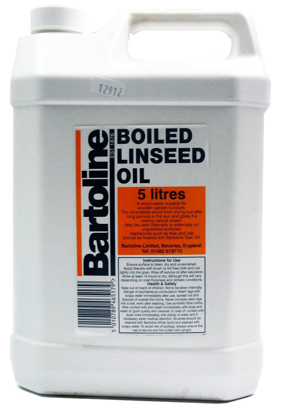 Bartoline : Boiled Linseed Oil : 5 litre