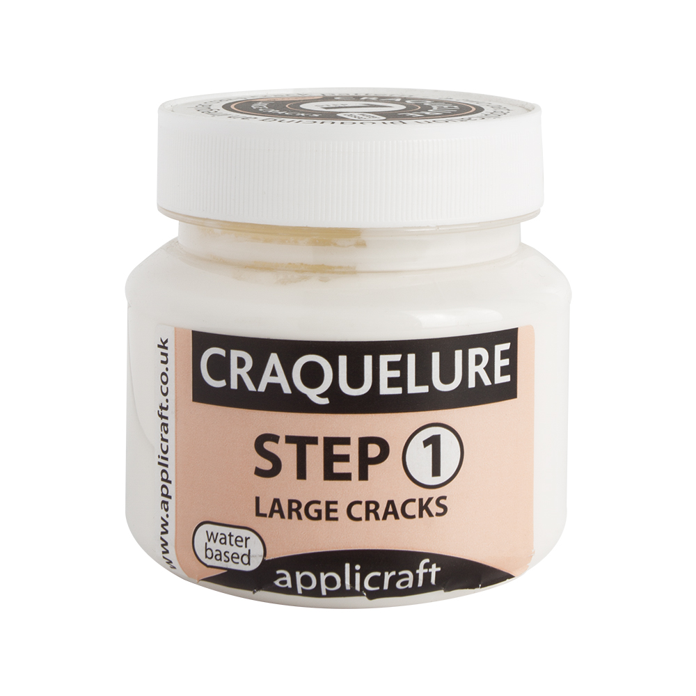 Applicraft : Craquelure Base : Large Crack Effect : Water Based : 100 ml