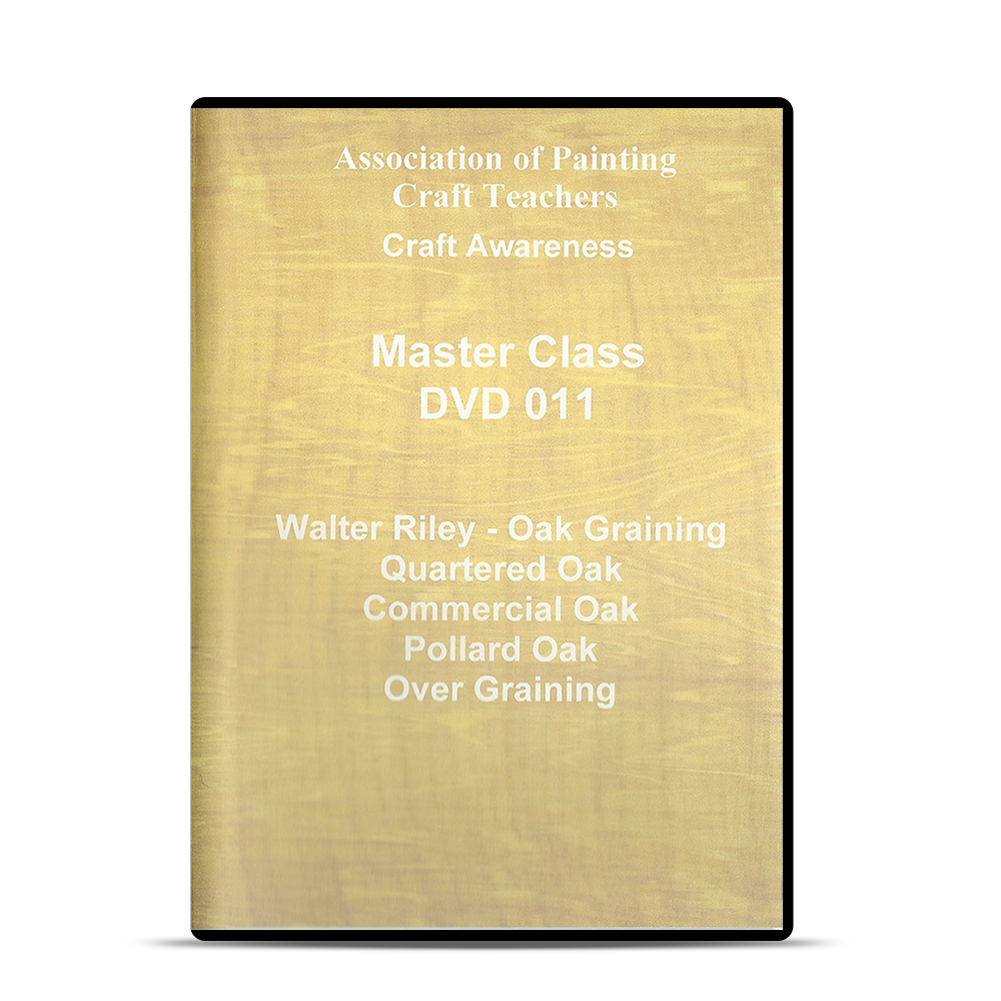 APCT : DVD : Oak Graining Quatered and Oak Over Graining : Walter Riley