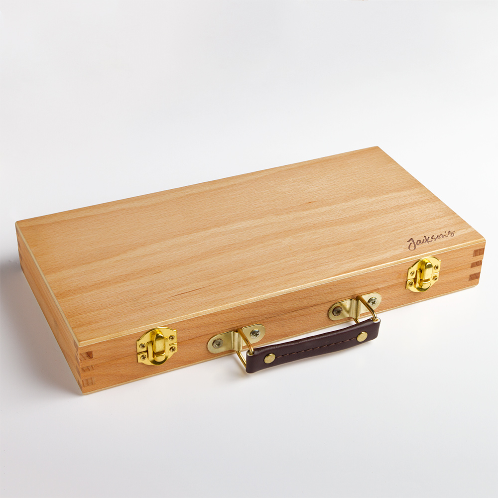 Jackson's : Wooden Utility Storage Box : Beech Wood : 30.5x15.2x4cm