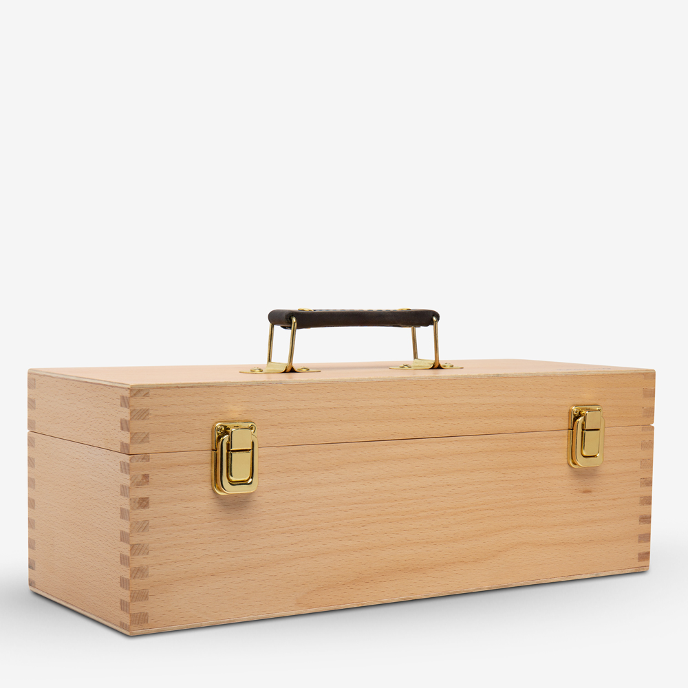 Jackson's : Wooden Utility Storage Box : Beech Wood : 36x13x13cm