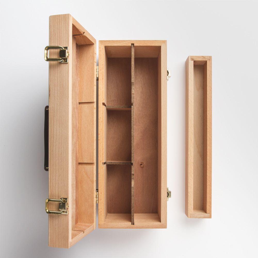 Jackson's : Wooden Utility Storage Box : Beech Wood : 36x13x13cm