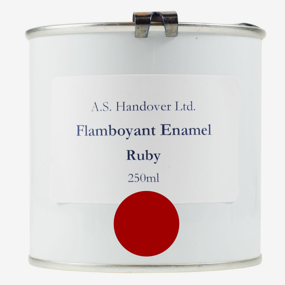 Handover : Flamboyant Enamel Paint 250ml : Ruby