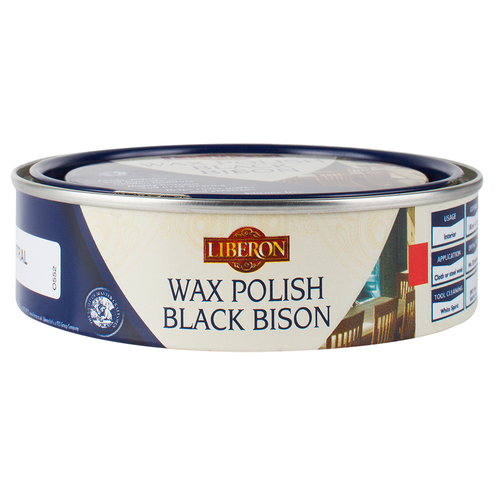 Liberon : Black Bison : Fine Paste Wax : 150ml : Dark Oak