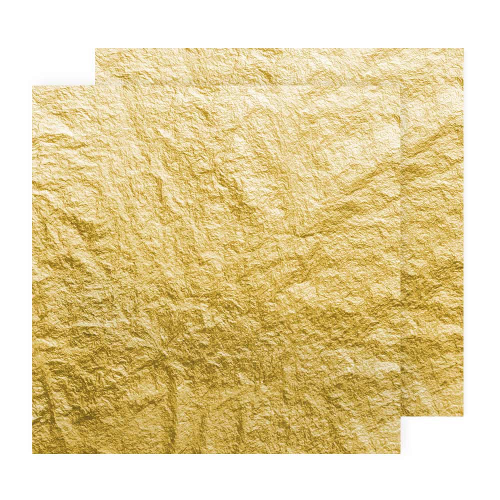 Manetti : 23ct Gold Leaf Loose : 80 x 80mm : Extra Thick 16g