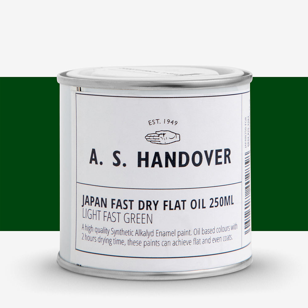 Handover : Fast Dry Flat Oil Colour 250ml : Light Fast Green