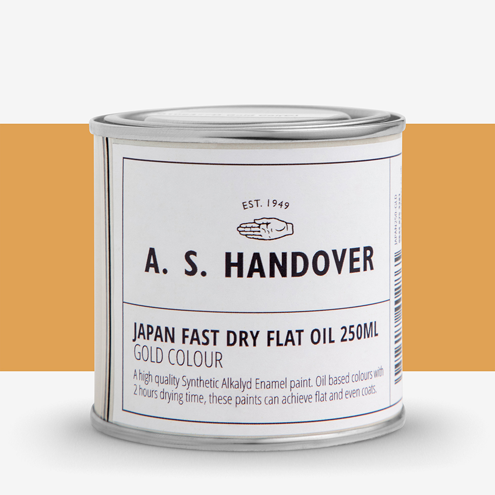 Handover : Fast Dry Flat Oil Colour 250ml : Gold Colour