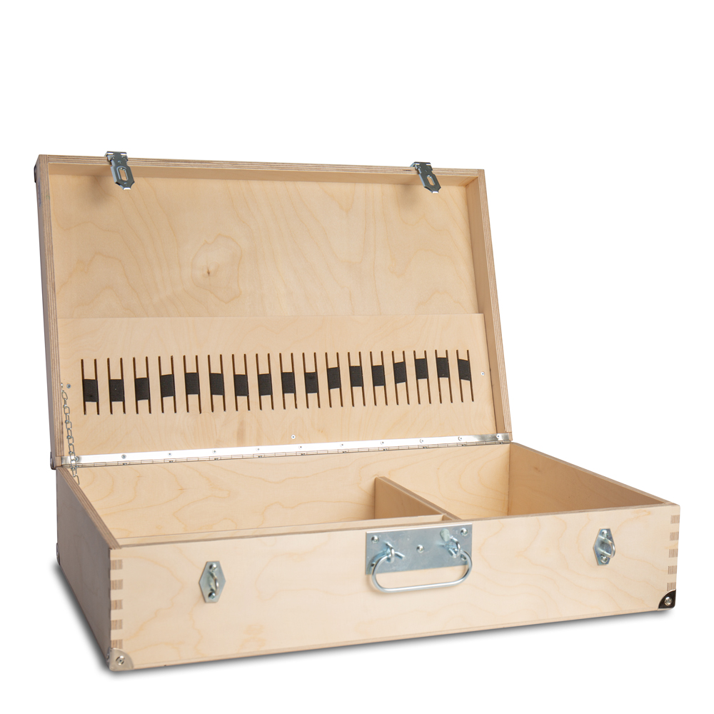 Handover  :  Large  Wooden  Kit  Box  :  60x18x40cm