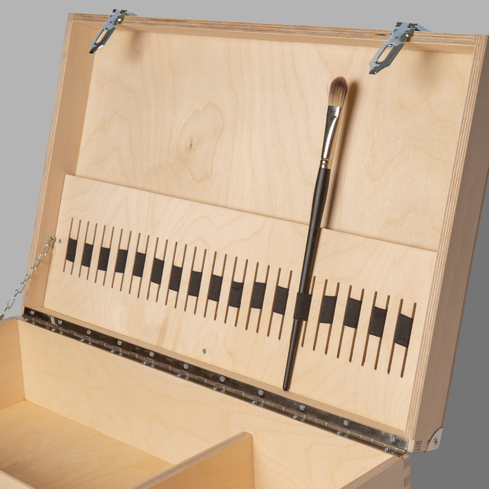 Handover : Large Wooden Kit Box : 60x18x40cm