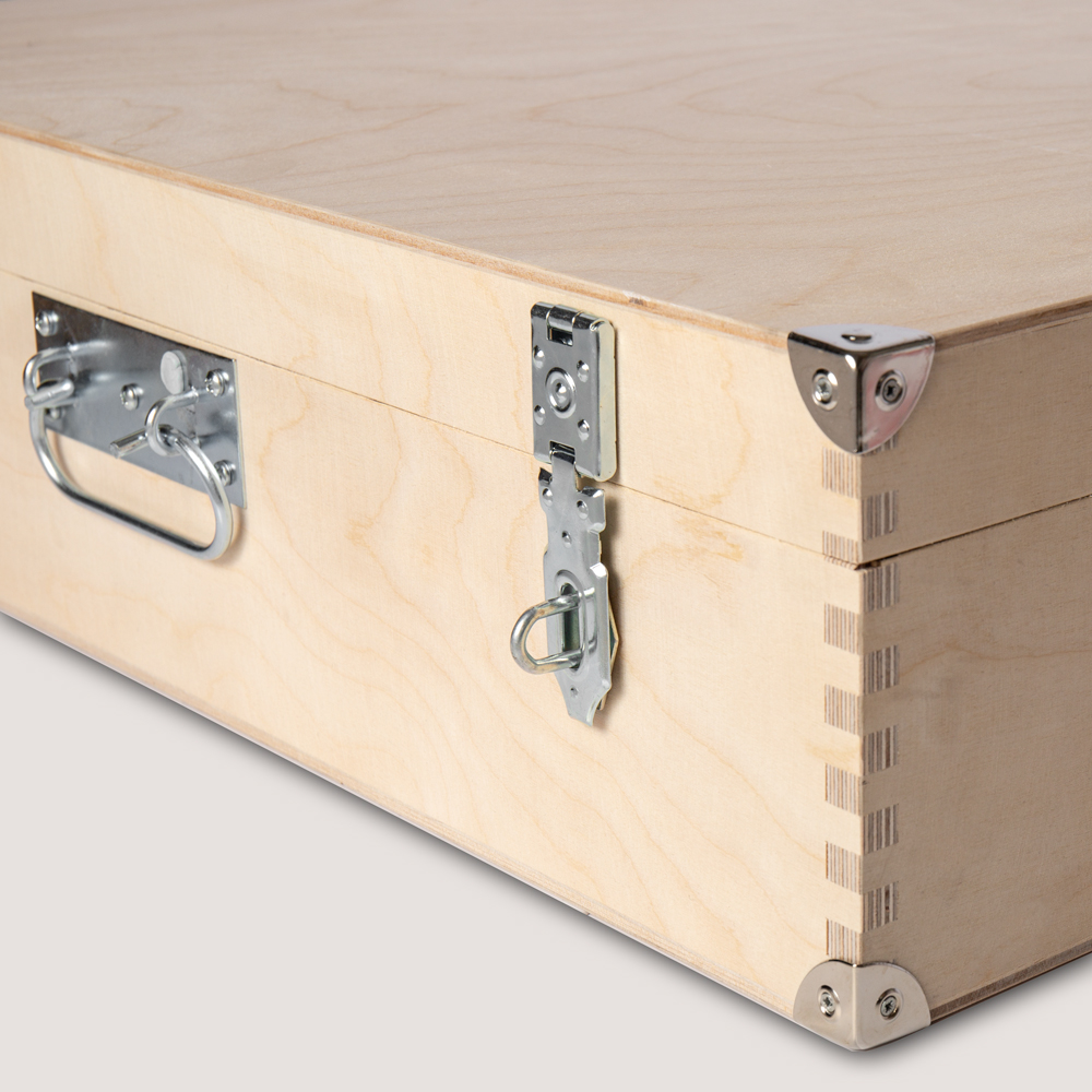 Handover : Large Wooden Kit Box : 60x18x40cm
