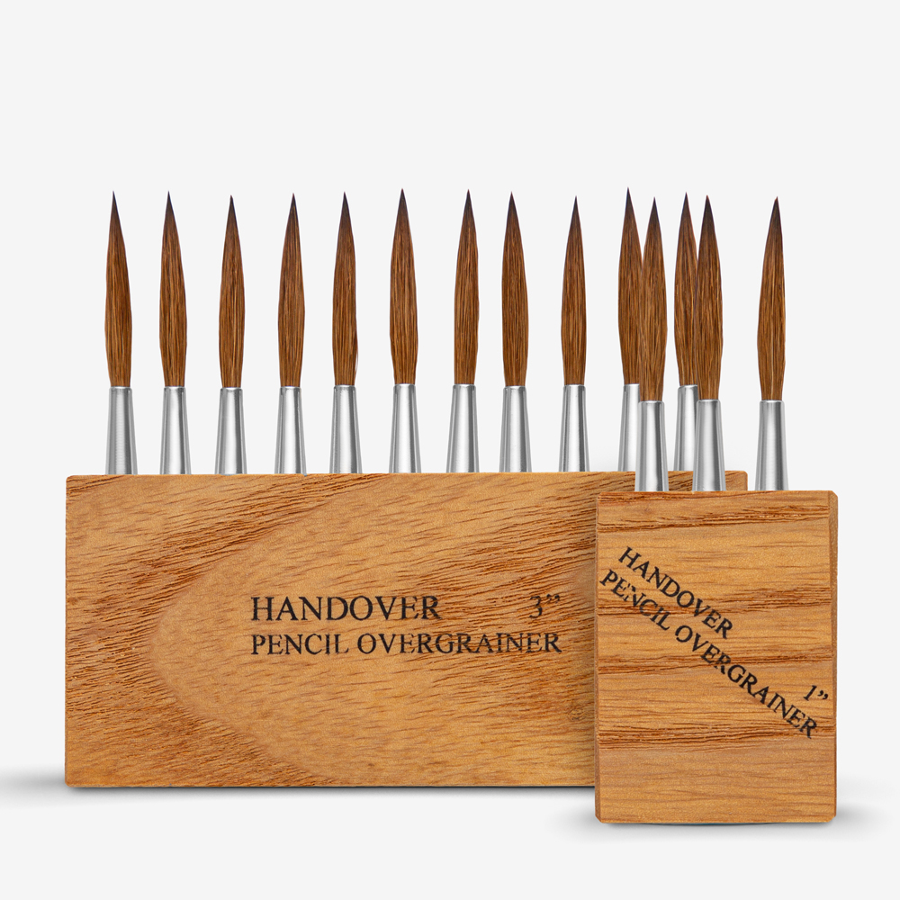 Handover : Pure Sable Pencil Overgrainer : Set in Wood Block
