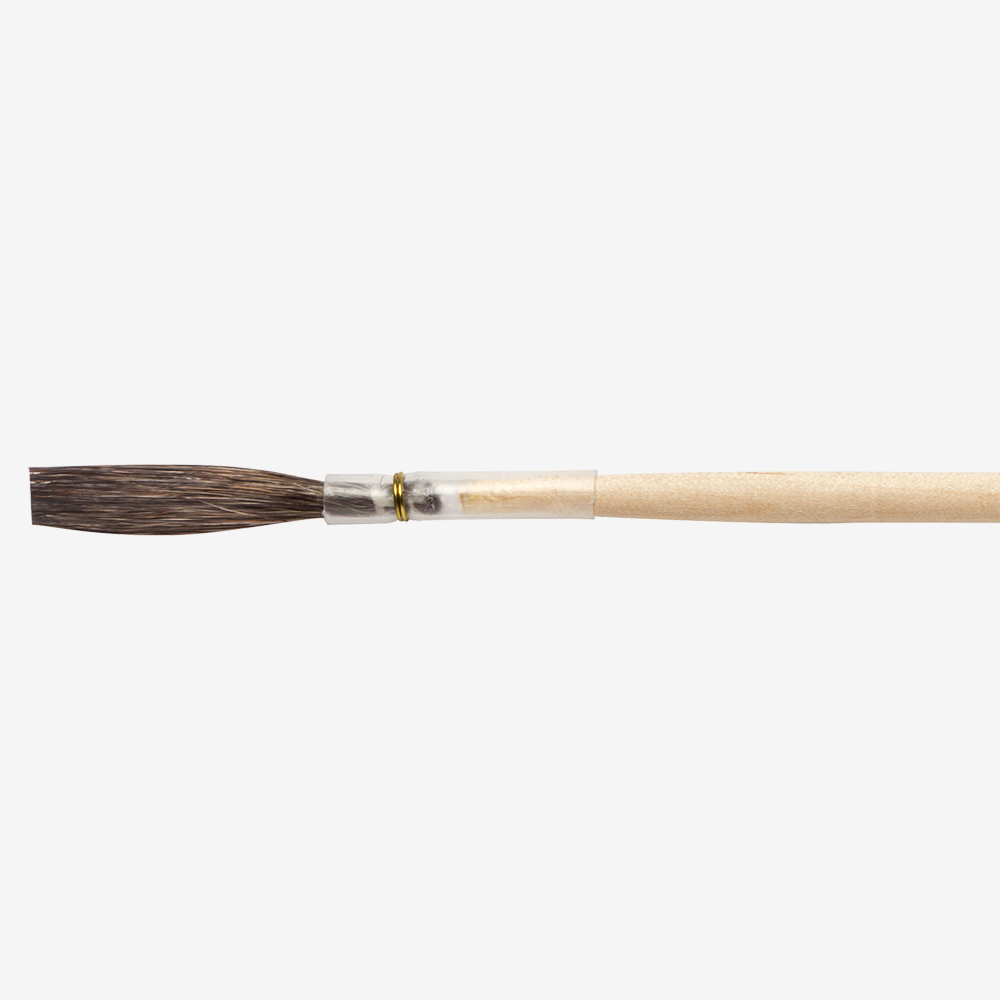Mack : Series 179 : Brown Pencil Quill, Plain Handle : # 4