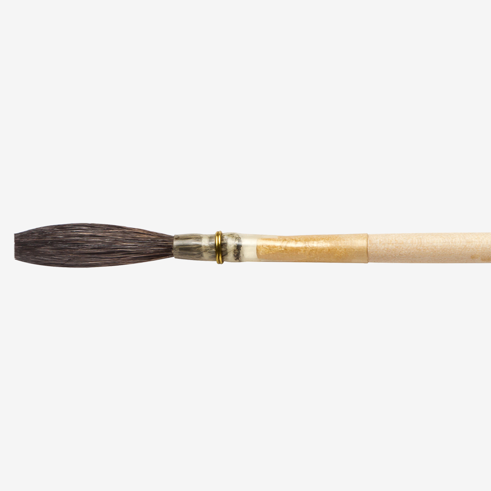 Mack : Series 179 : Brown Pencil Quill, Plain Handle : # 6