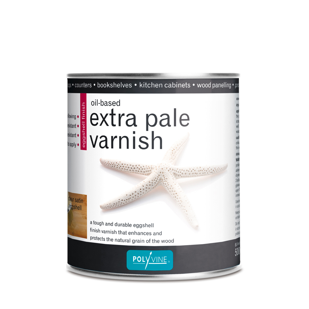 Polyvine : Extra Pale Eggshell Oil Varnish : 500 ml