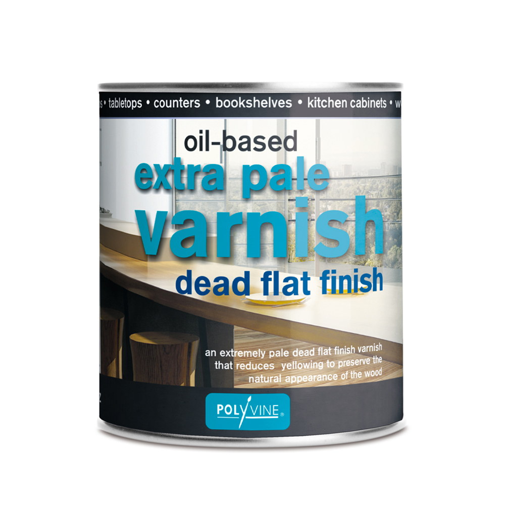 Polyvine : Extra Pale Dead Flat Oil Varnish : 500 ml