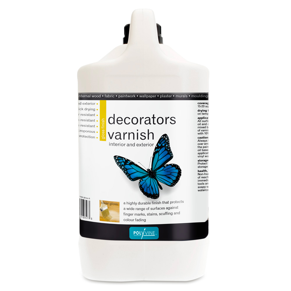 Polyvine : Gloss Decorators Varnish : 4 litre