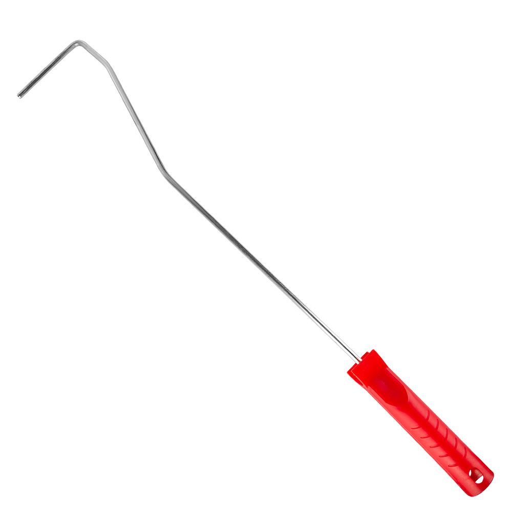 RTF Granville : Frame for 4 inch or 6 inch Radiator Rollers : 56cm Long : Red Plastic Handle