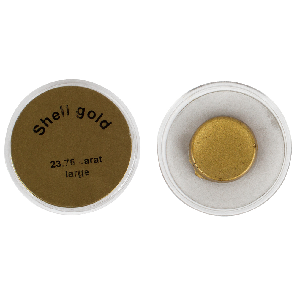 Handover : Shell Gold Watercolour Pan : Gold 23.75 ct : Large