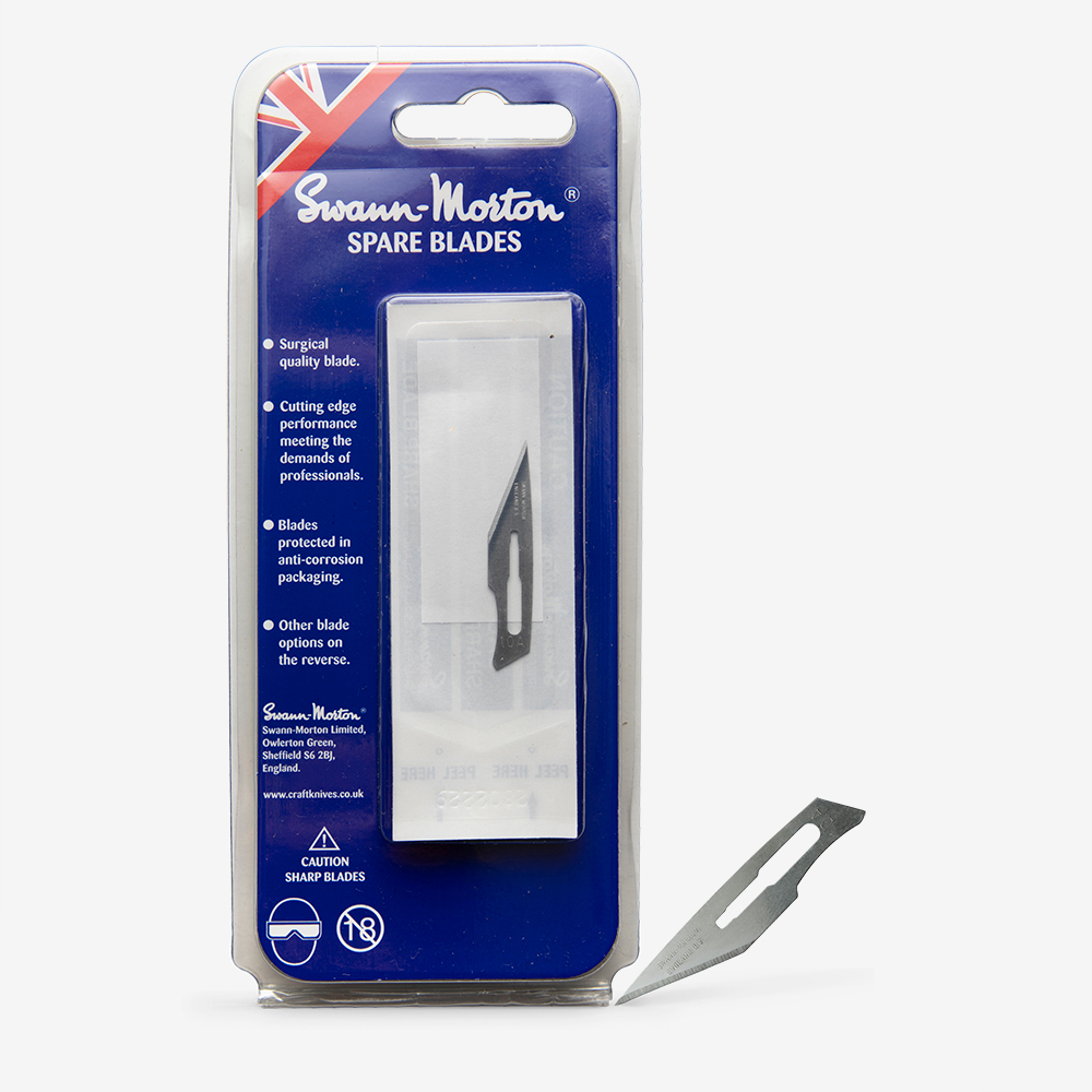 Swann Morton : Scalpel Blade No 10A for No.3 Handle (pack of 5) BLISTER PK