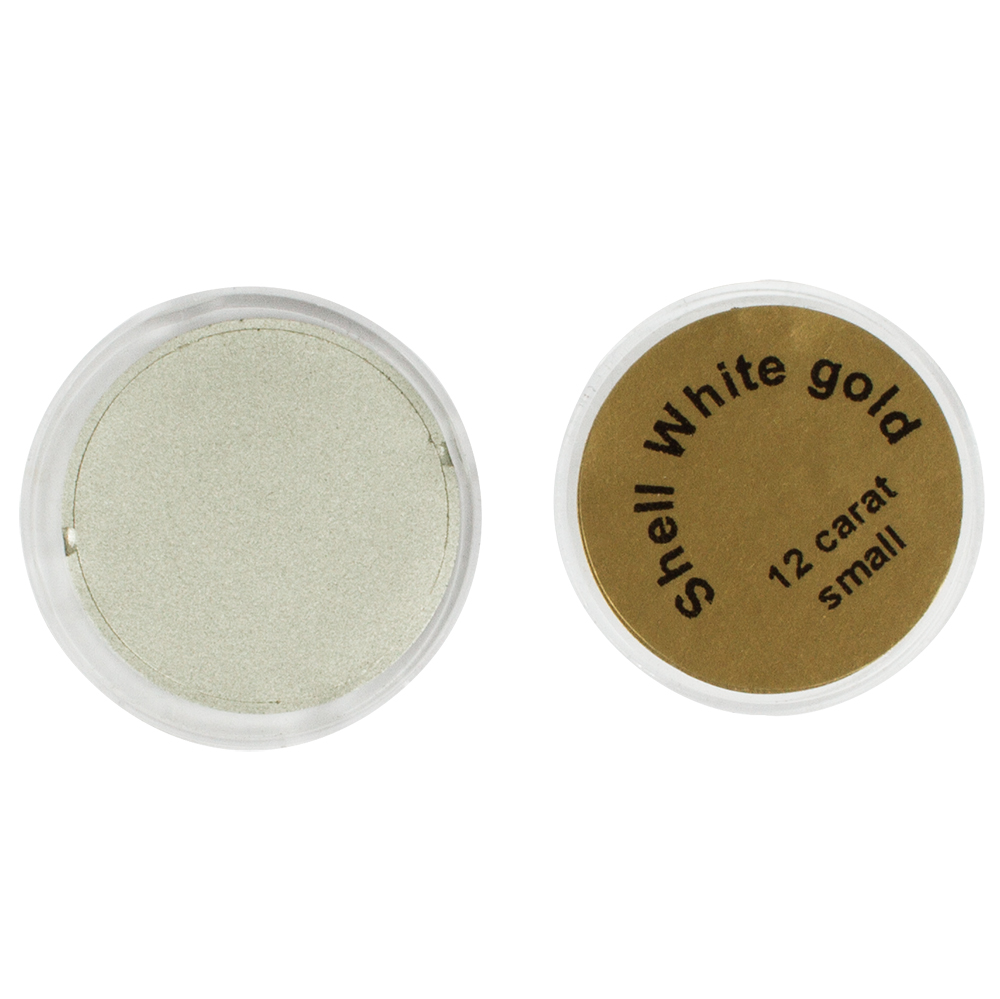 Handover : Shell Gold Watercolour Pan : White Gold 12 ct : Small
