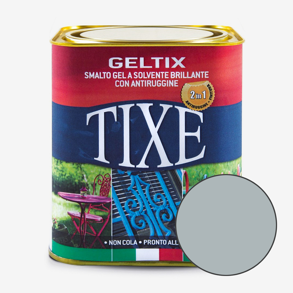 Tixe : Geltix : Anti-Rust Gel Enamel : 250ml : Pearl Grey (Grigio Perla)