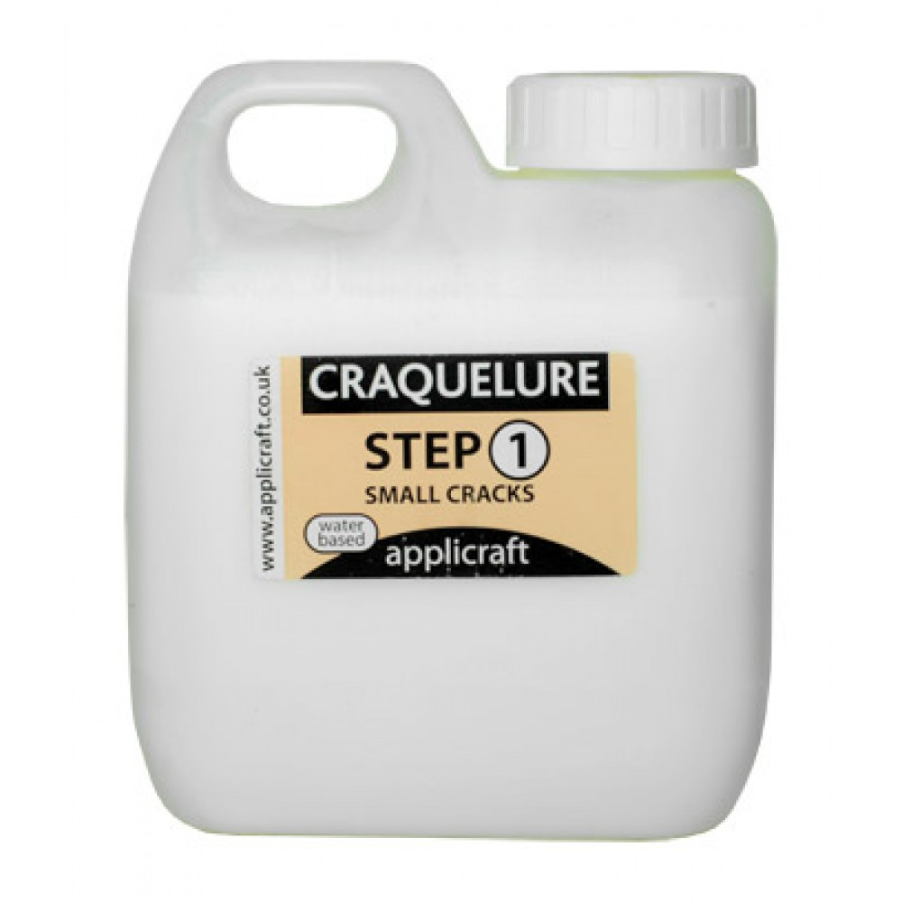 Applicraft : Craquelure Base : Large Crack Effect : Water Based : 500 ml